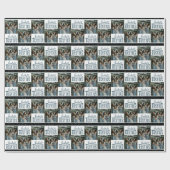 Brides Besties写真モダンの結婚Bridesmaid ラッピングペーパー (フラット)