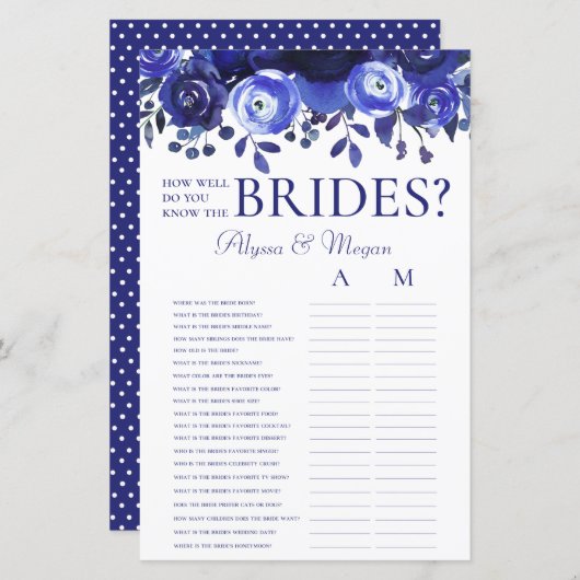 Brides BlueフローラLGBTQの知識 (正面/裏面)