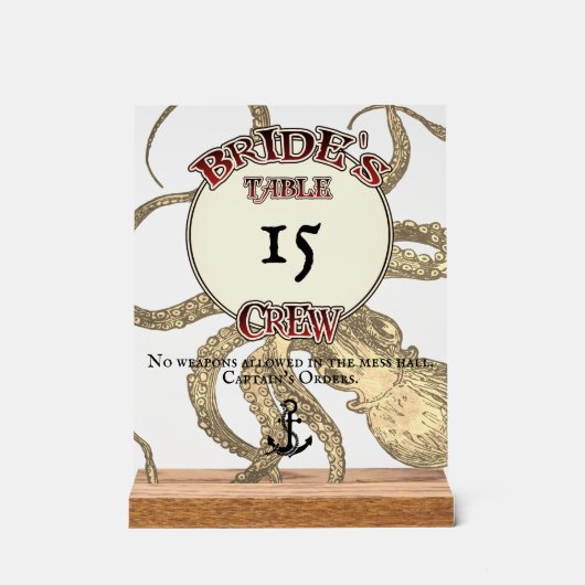 Bride's Crew  アクリルサイン (正面)