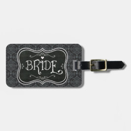 Bride's Damask Blackboardラゲージタグ ラゲッジタグ