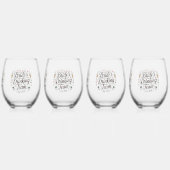 Brides Drinking Team  ステムなしワイングラス (裏面)