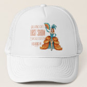 Bride's Final Show Art Deco Showgirl Bachelorette キャップ (正面)