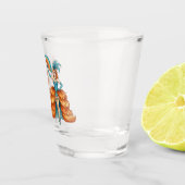 Bride's Final Show Art Deco Showgirl Bachelorette ショットグラス (右)