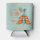 Bride's Final Show Art Deco Showgirl Bachelorette 缶クーラー (正面)
