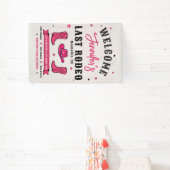 Bride's Last Rodeo Bachelorette Party Welcome 横断幕 (インサイチュ)