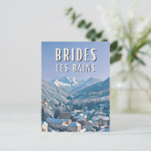 Brides les Bains Station de ski ポストカード (スタンド正面)