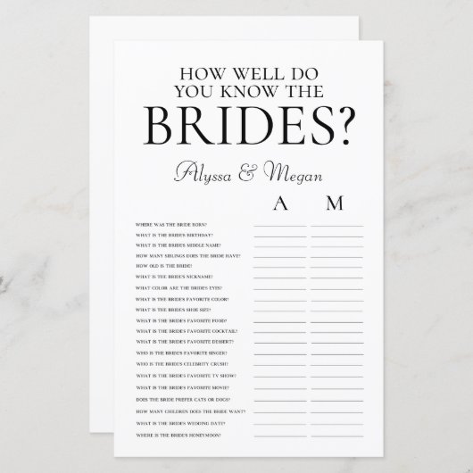 Brides LGBTQを知ってるか (正面/裏面)