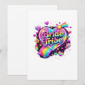 Brides Maids Wedding Bachelorette Party 招待状 (正面/裏面)