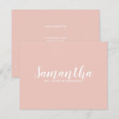 Bridesmaidのモダン提案のスクリプト 招待状 (正面/裏面)