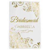 Bridesmaidの結婚抱き枕 – 中 ミディアムペーパーバッグ (正面)