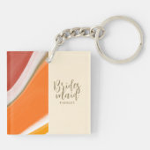 Bridesmaidギフトキーチェーン – 日インスパイア入 キーホルダー (裏面)