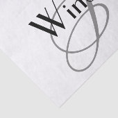 Bridesmaidギフトモノグラム名シッモダンク用カッコいい 薄葉紙 (詳細)