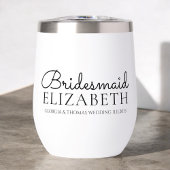 Bridesmaidパーソナライズされたスクリプ結婚ト