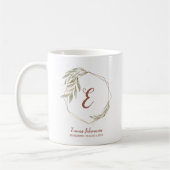 Bridesmaidパーソナライズされたブライダルパーティ提案 コーヒーマグカップ (左)