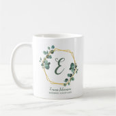 Bridesmaidパーソナライズされたブライダルパーティ提案 コーヒーマグカップ (左)