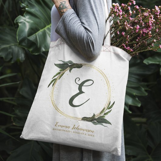 Bridesmaidパーソナライズされたブライダルパーティ提案 トートバッグ
