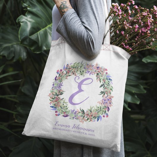 Bridesmaidパーソナライズされたブライダルパーティ提案 トートバッグ