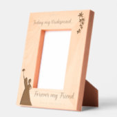 Bridesmaidパーソナライズされた Gift (ポートレート) レーザー彫刻フレーム (左)