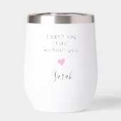 Bridesmaidパーソナライズされた Proposal Name結婚's (背面)