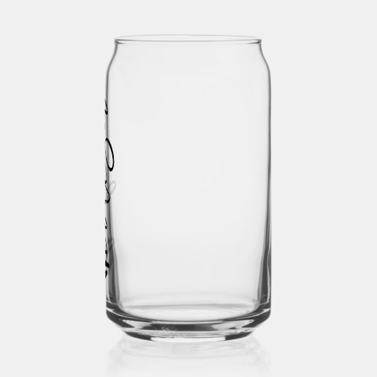 Bridesmaidモダンギフトパーソナライズされた名のスクリプト ガラス缶 (左)