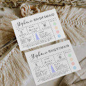 Bridesmaid情モダン報カード、プロポーザル・カード 招待状