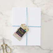 Bridesmaid感謝してい付き/ヴィンテージコラージュ上の蝶 ギフトタグ (より糸付き)