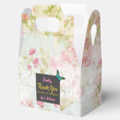 Bridesmaid感謝してい付き/ヴィンテージコラージュ上の蝶 フェイバーボックス (オープン)