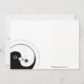 BRIDESMAID招待状b/w鳩カスタマイズ 招待状 (裏面)