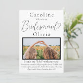 Bridesmaid提案の写真の思い出お気に入りの 招待状 (スタンド正面)