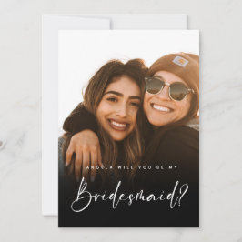 Bridesmaid提案カード写真フラットカード