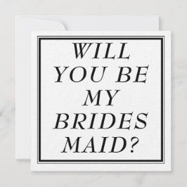 Bridesmaid提案カード – 婚約ブライダルパーティ シーズンカード