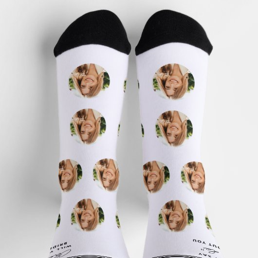 Bridesmaid提案フォトクルーソックス ソックス (上部)