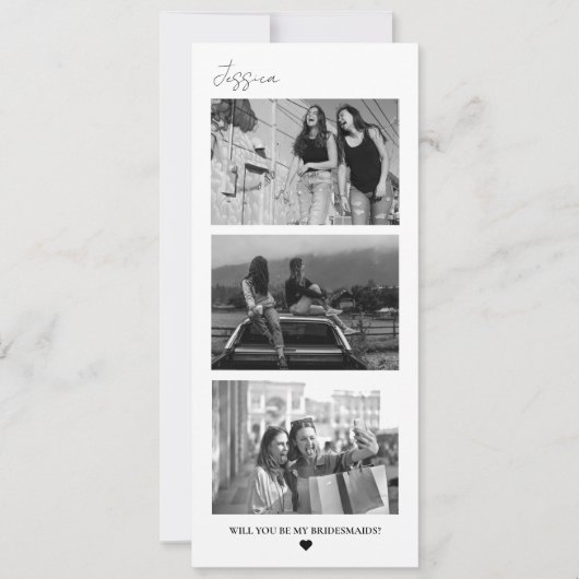 Bridesmaid提案フォトストリップフォトブース セーブザデート (正面)
