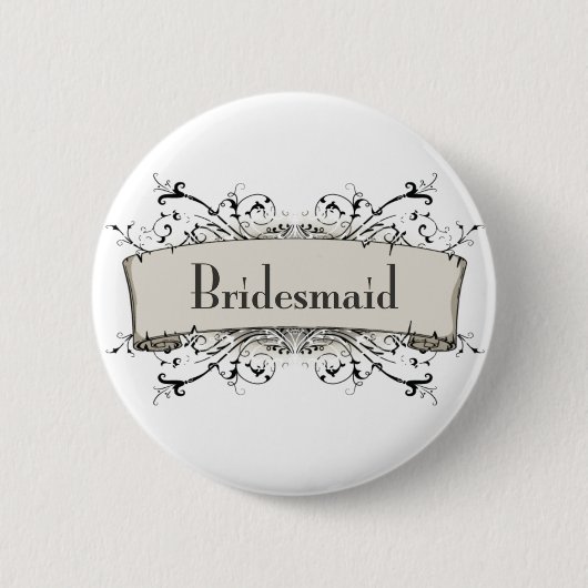 *Bridesmaid 缶バッジ (正面)