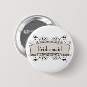 *Bridesmaid 缶バッジ (正面&裏面)