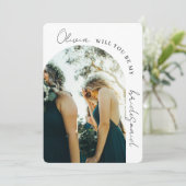 Bridesmaid Arch Photo Proposal Card 招待状 (スタンド正面)