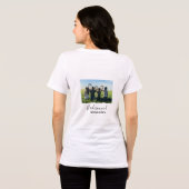Bridesmaid bride squad name calligraphy photo gift トライブレンドTシャツ (裏面全面)