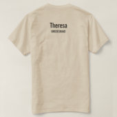 Bridesmaid Espresso Martini Bachelorette Tシャツ (デザイン裏面)