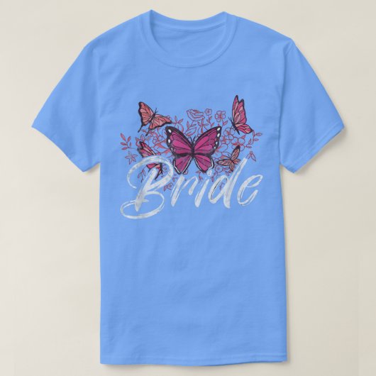 Bridesmaid Floral Wreath Bridal Shower Wedding Bri Tシャツ (デザイン正面)