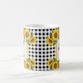 Bridesmaid Gift Personalized Sunflowers Mug コーヒーマグカップ (中央)