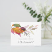 BRIDESMAID PROPOSAL カード 秋の緑 (スタンド正面)