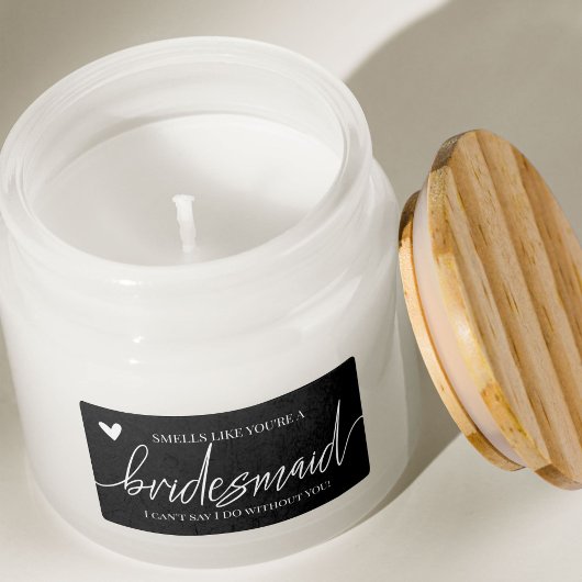 Bridesmaid Proposal Candleラベルシール ラベル