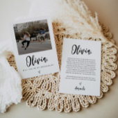 Bridesmaid Proposal Card with Photo 招待状