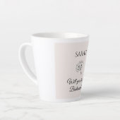 Bridesmaid Proposal Latte Mug | Elegant Flora カフェラテマグ (左アングル)