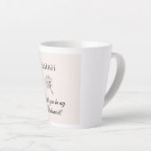 Bridesmaid Proposal Latte Mug | Elegant Flora カフェラテマグ (右アングル)