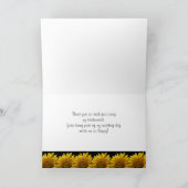 Bridesmaid Thank You Card -- Personalized Name App サンキューカード (内部)