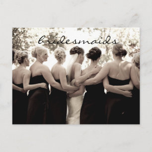 Bridesmaid Thank You Noteポストカード ポストカード