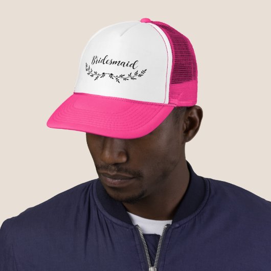 Bridesmaid Trucker Hat キャップ (インサイチュ)