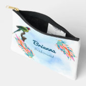 Bridesmaid Vintage Parakeet アクセサリーポーチ (見開き)