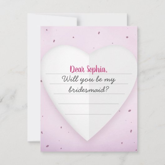 Bridesmaids提案 – カード (裏面)
